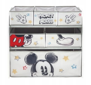 Organizér na hračky Myšák Mickey, rozmer 65 x 30 x 60 cm