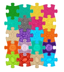 Sada ortopedických podložiek - Mini puzzle