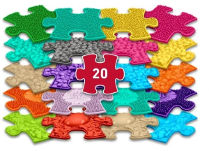 Sada ortopedických podložiek - Mini puzzle